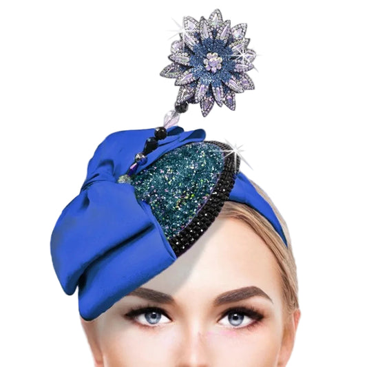 GINGER FA3351-RO Church Fascinator