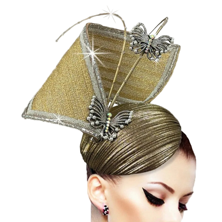 VICEROY FA3363-GO Church Fascinator