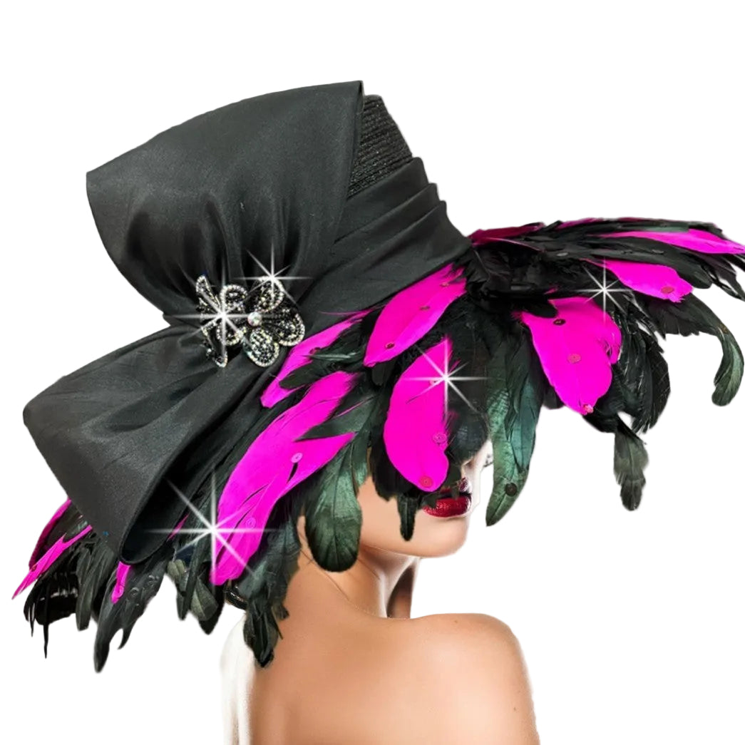 Church Hat 3390-BF PLUMERIA