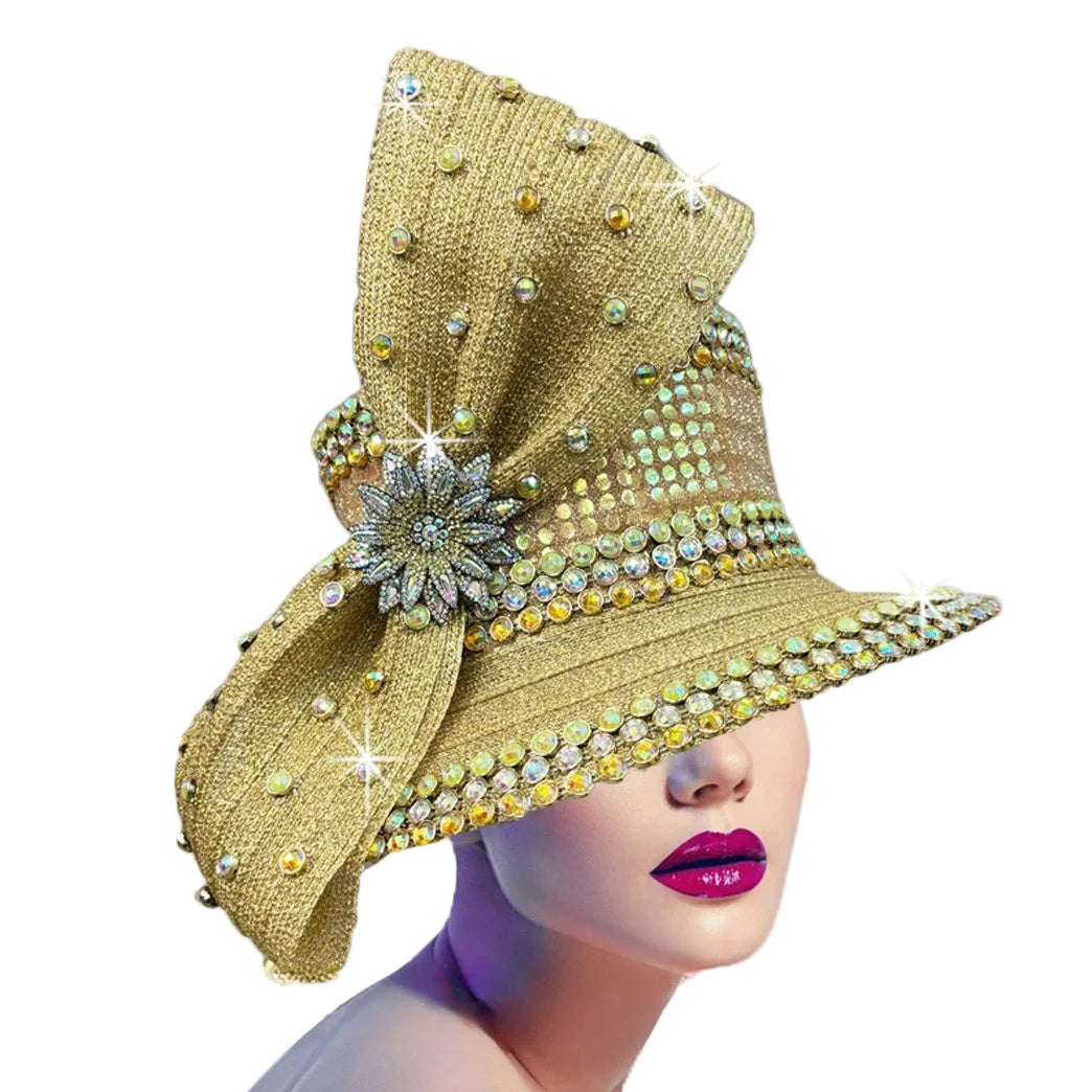 Church Hat 3397 CANTERBURY-GOLD