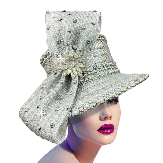 Church Hat 3397 CANTERBURY-SILVER