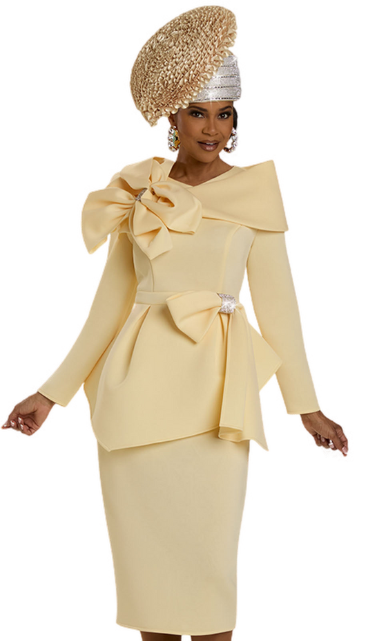 Donna Vinci 12138-BTR Church Suit