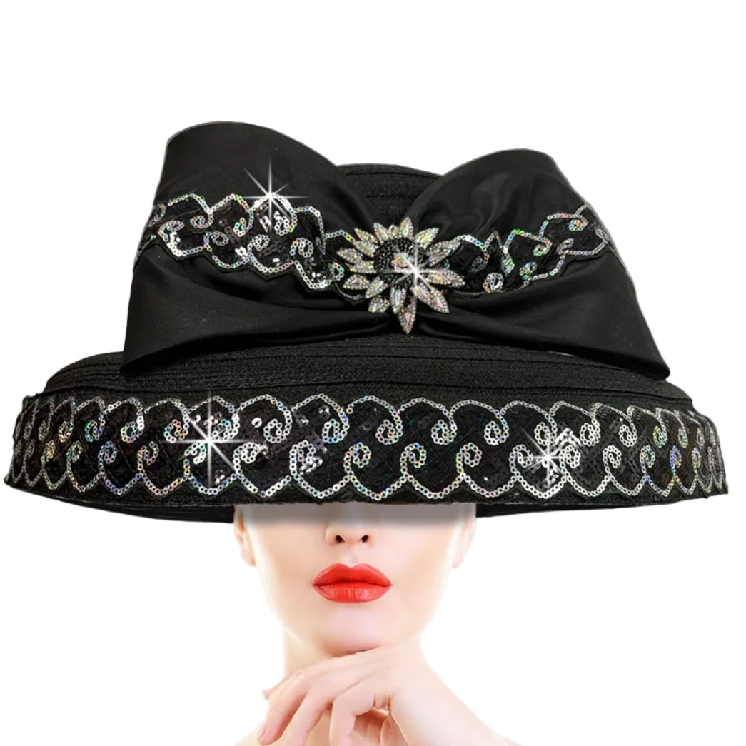 Church Hat 3405 AUDREY-BLK