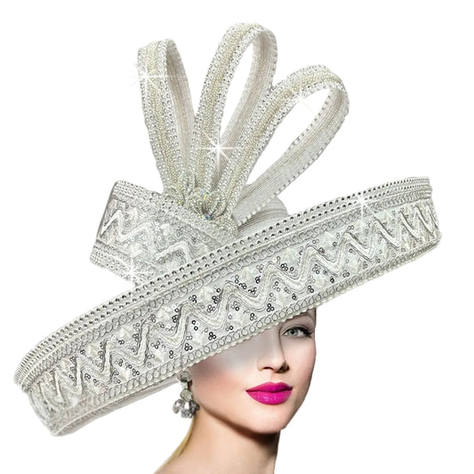 Church Hat 3412 CELESTIAL-WHITE