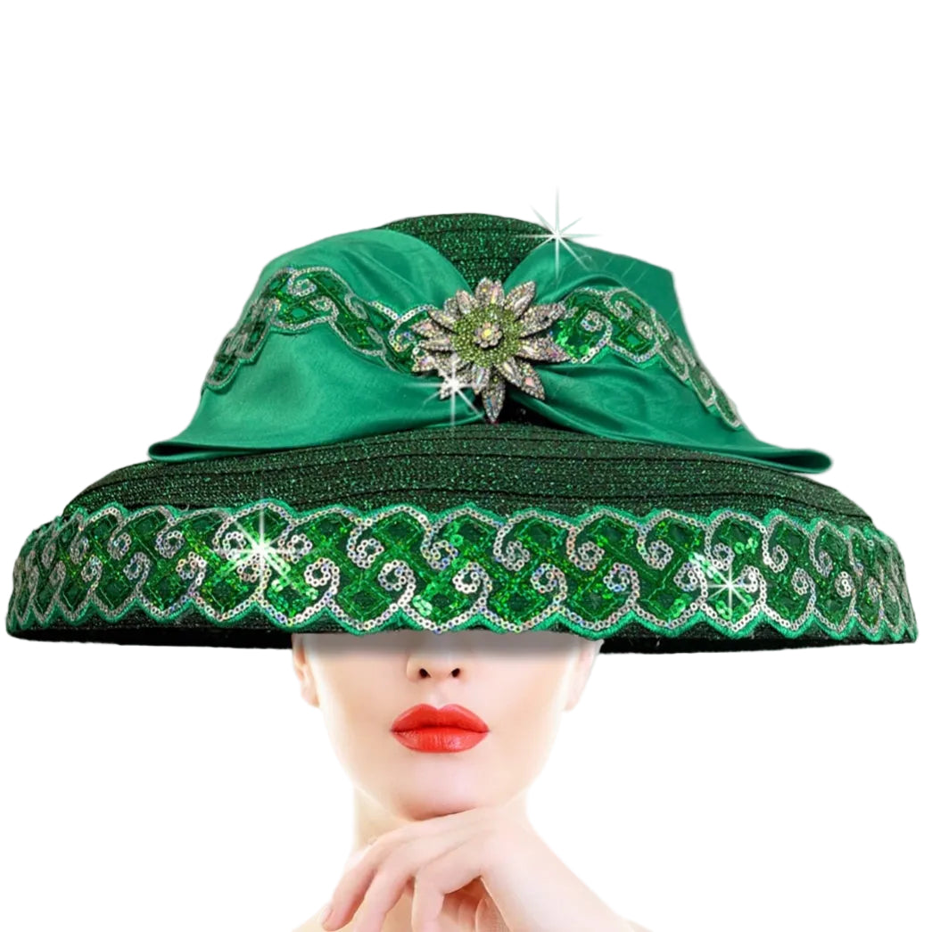 Church Hat 3405 AUDREY-Emerald