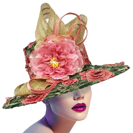 Church Hat 3479 KILMT-PINK-GOLD