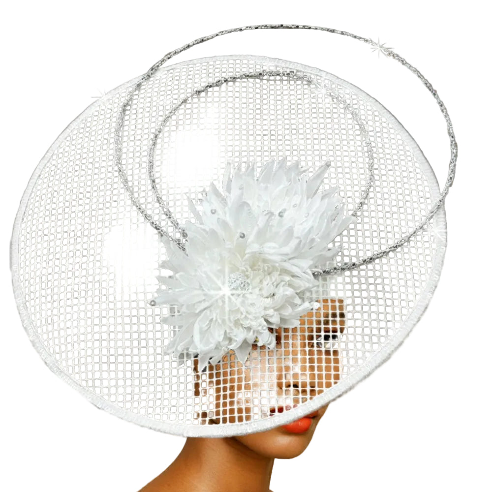 Church Hat 3482 IKEBANA-WHT