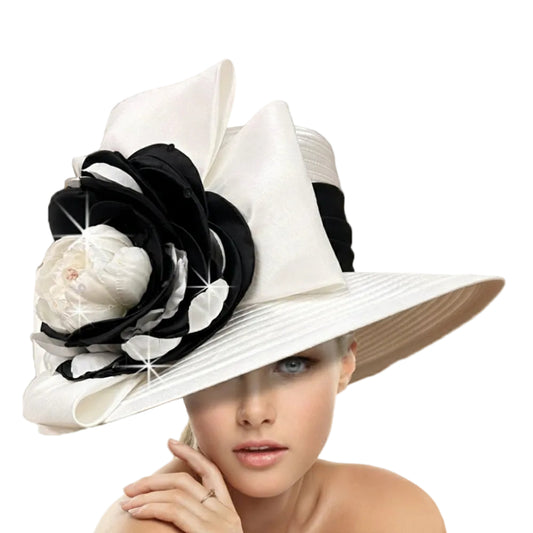 Church Hat 3486 ROBIN WHT-BLK