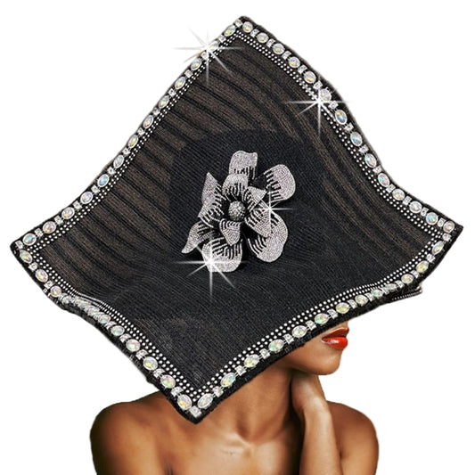 Church Hat 3487 ISABELLA Black
