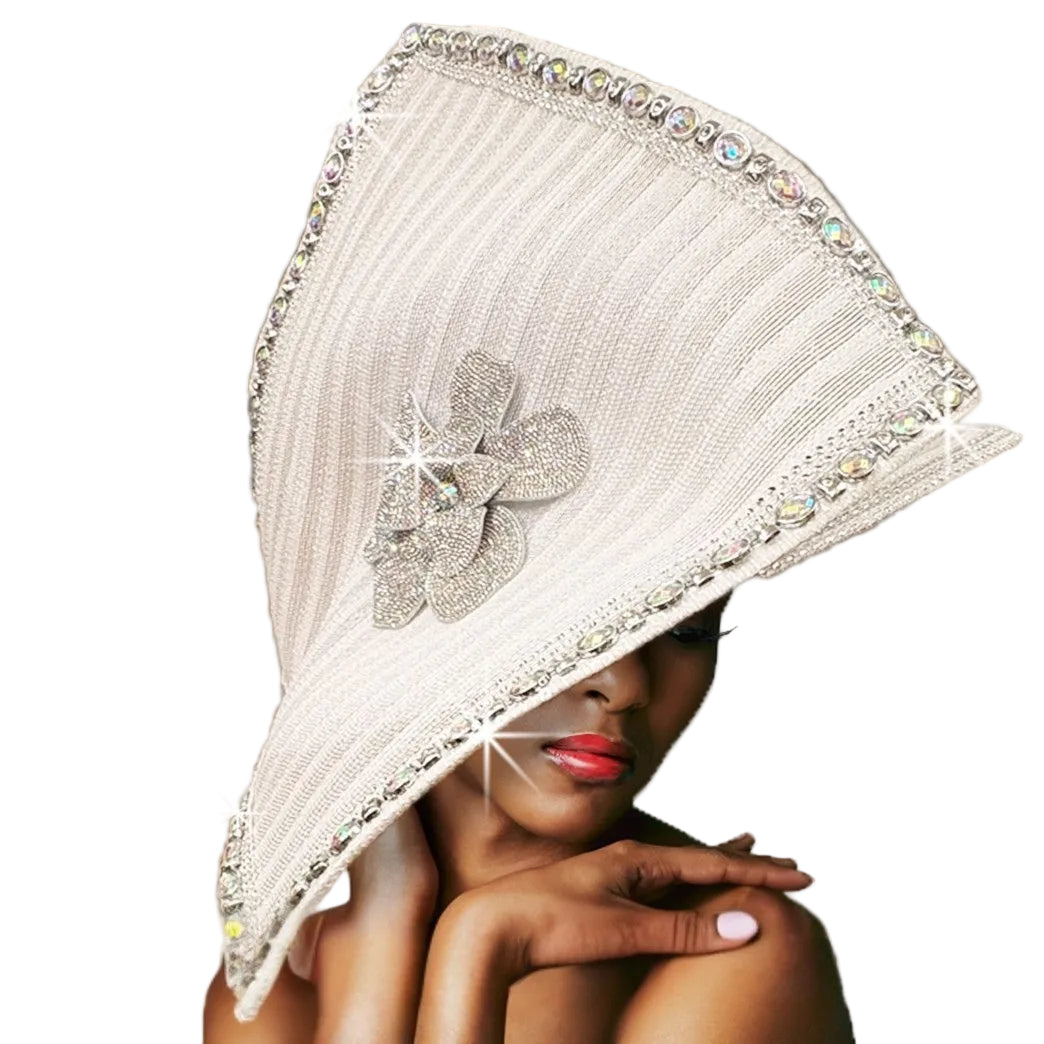 Church Hat 3487 ISABELLA-White