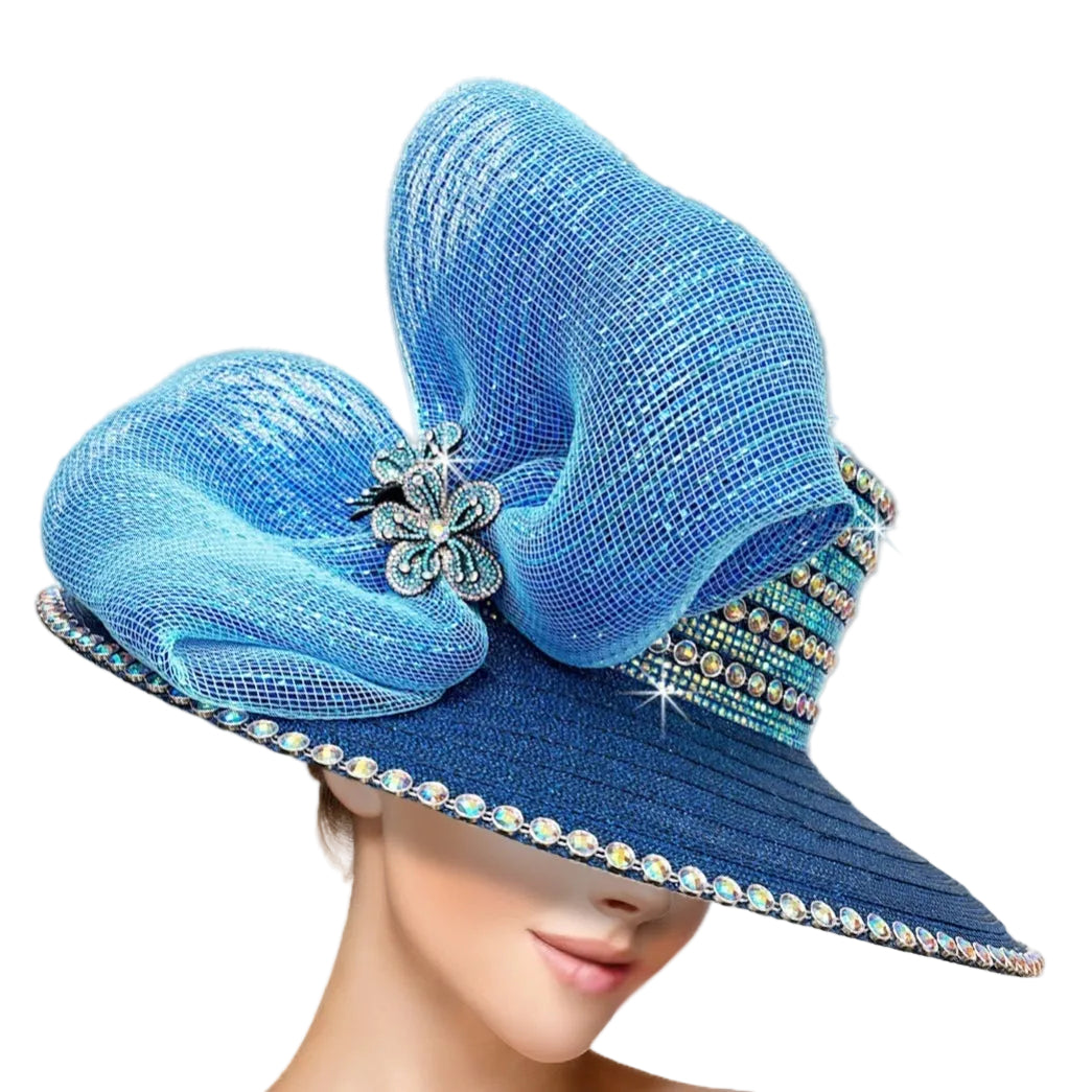 Church Hat 3492 SANDRA-BLUE