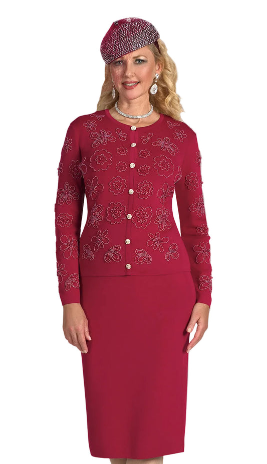 Lily And Taylor 992-BUR Church Suit