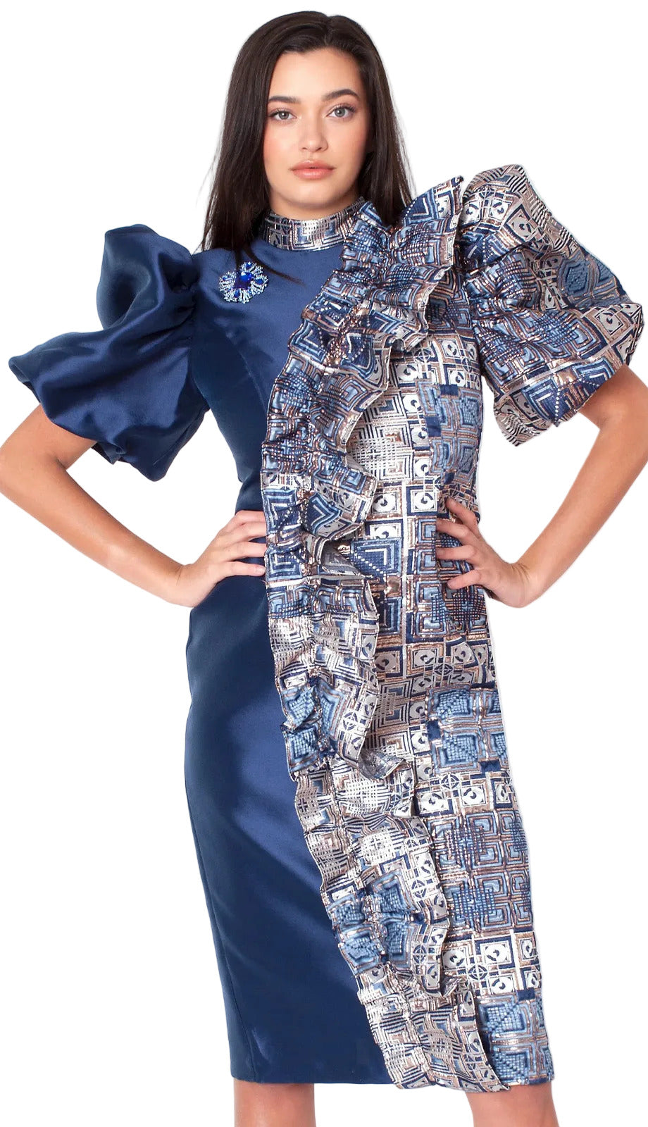 Chancele By Tally Taylor 9848-BWM Church Dress