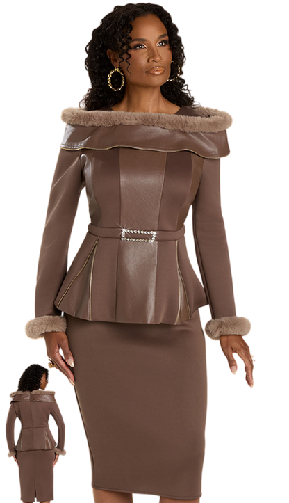 Donna Vinci 12139-CFE-QS Church Suit