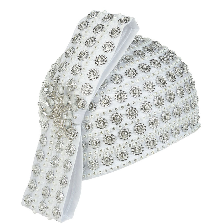 Giovanna HR22126-WHT Church Hat