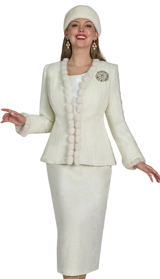 Lily And Taylor 5189-IVO Church Suit
