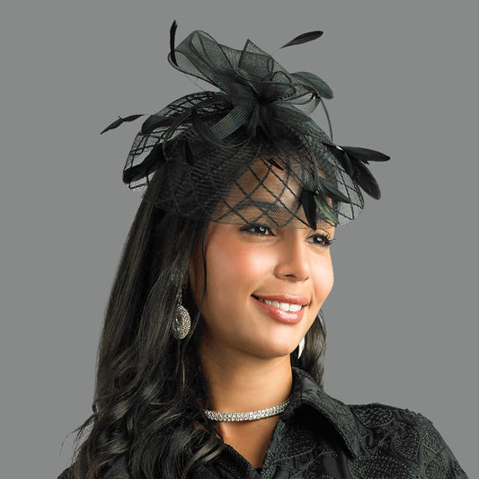 Lily And Taylor H943-BLK Church Hat