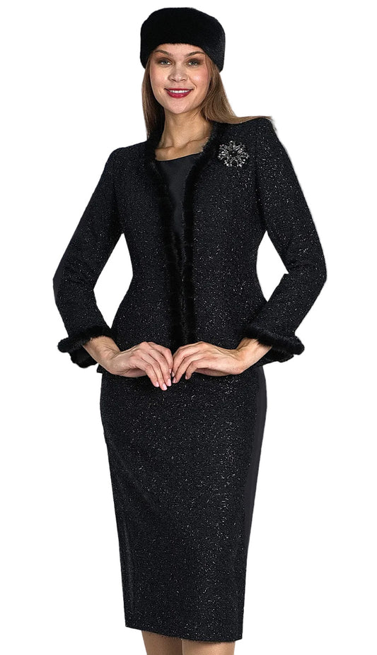 Lily And Taylor 5189-BLK Church Suit