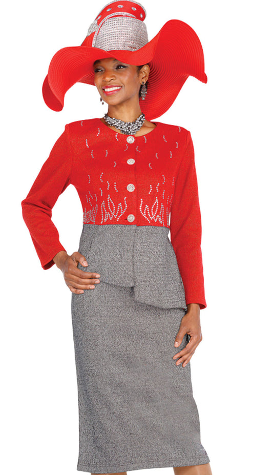 Champagne Italy Knit 5956-QS Church Suit