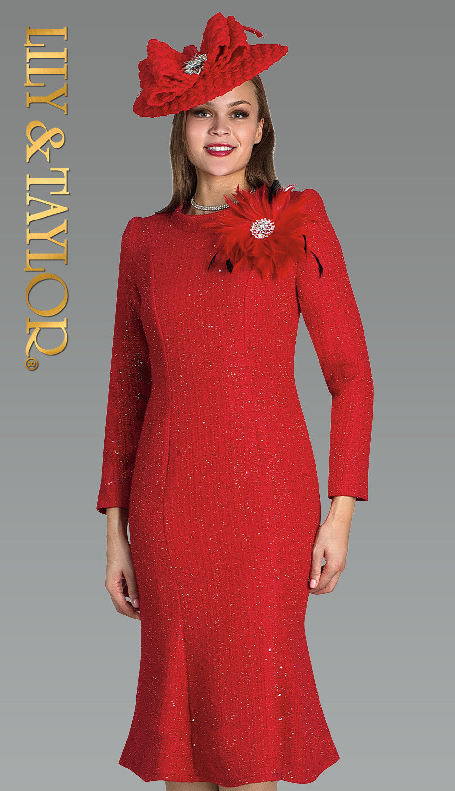 Lily and Taylor 5226-RED-QS
