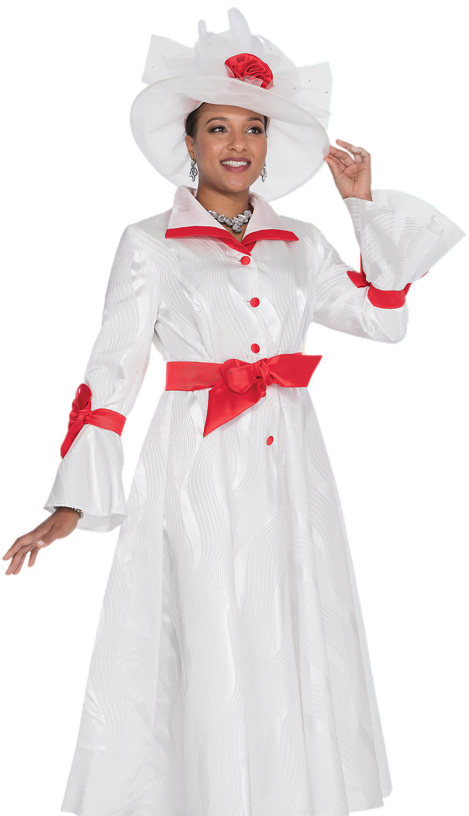 Aussie Austine 5877-RED Church Dress