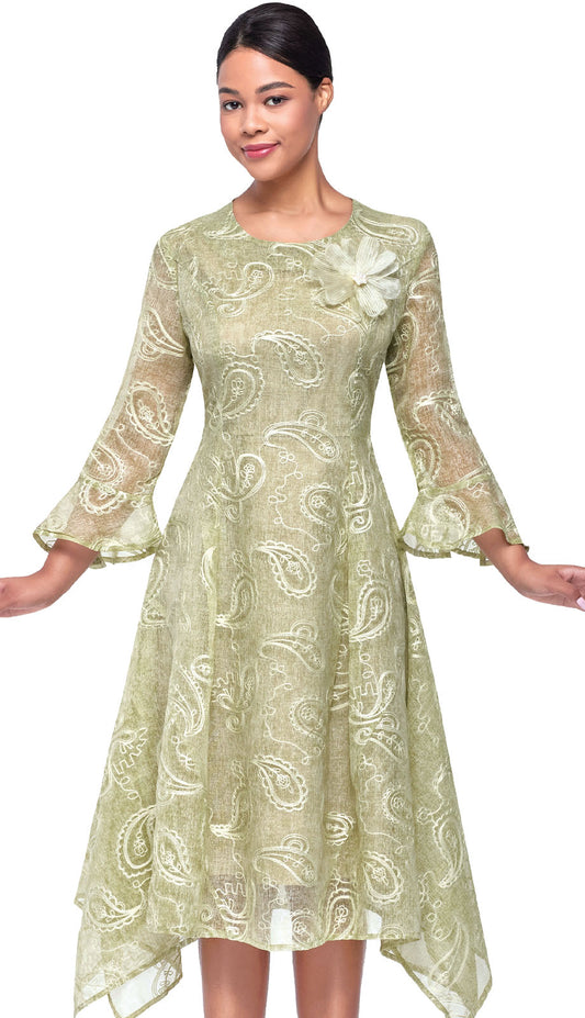 Serafina 6167-SGE-CO Church Dress