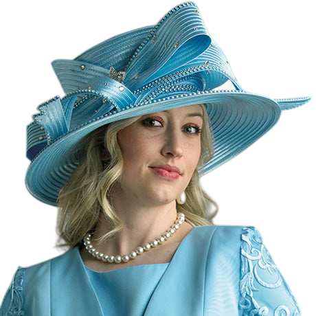 Lily And Taylor H373-ICE Church Hat