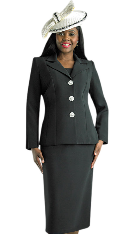 Lily And Taylor 3895-BLK Church Suit