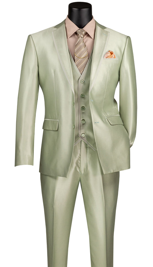 Vinci SV2D-1-SAGE Mens Suit