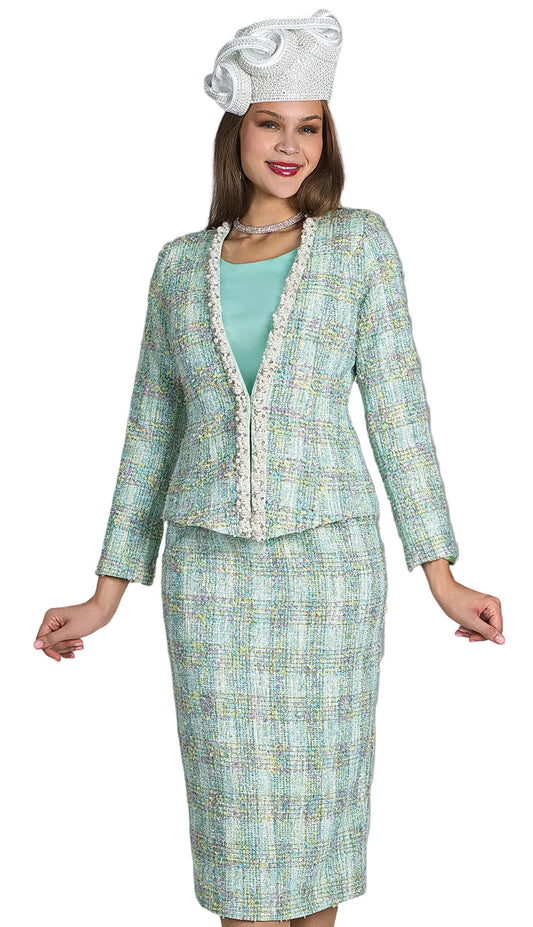 Lily And Taylor 5216-MNT Church Suit