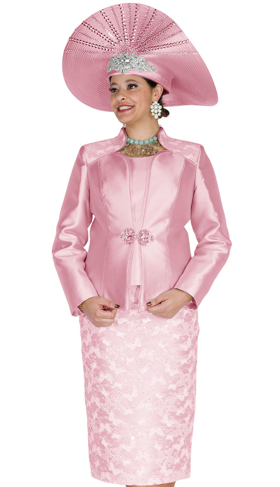 Champagne Italy 6417 Church Suit