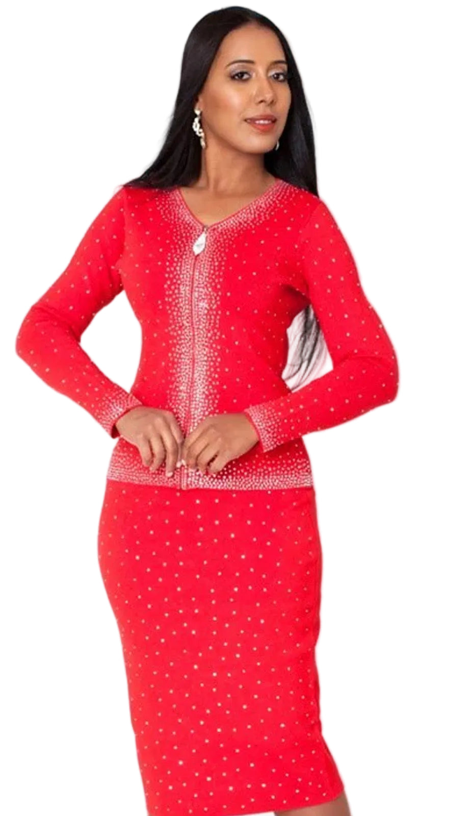 Kayla By Tally Taylor 5394-RED Church Suit