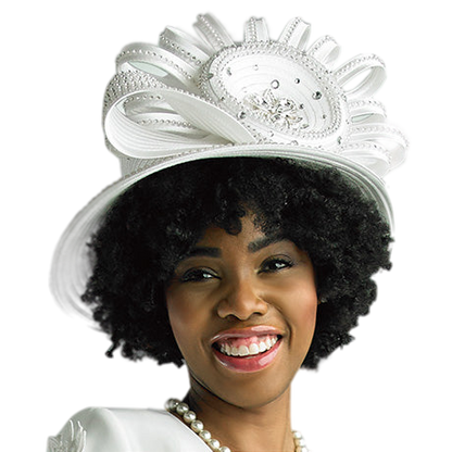 Lily And Taylor H375-IVR Church Hat