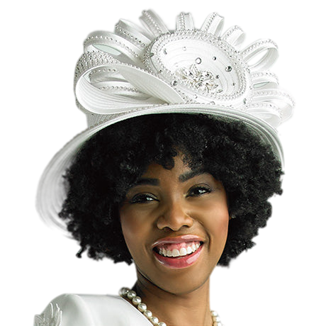 Lily And Taylor H375-IVR Church Hat