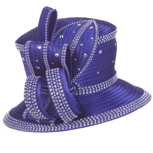 Giovanna HR22131-PUR-QS Womens Church Hat