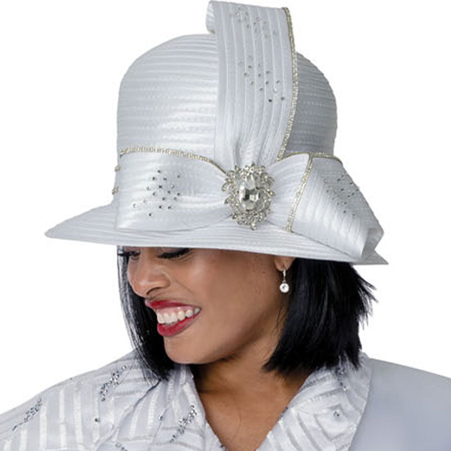 GMI 401702-WHT-H-IH Church Hat