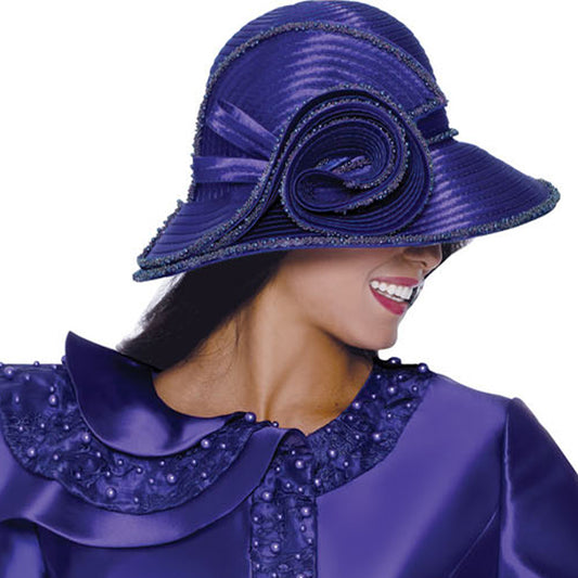 GMI 400522-PUR-H-QS Church Hat