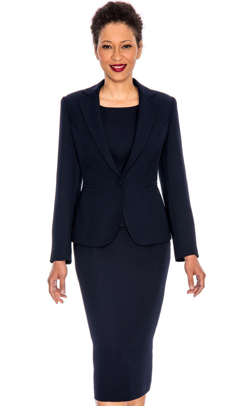 Giovanna 0707-NVY-CO Womens Suit