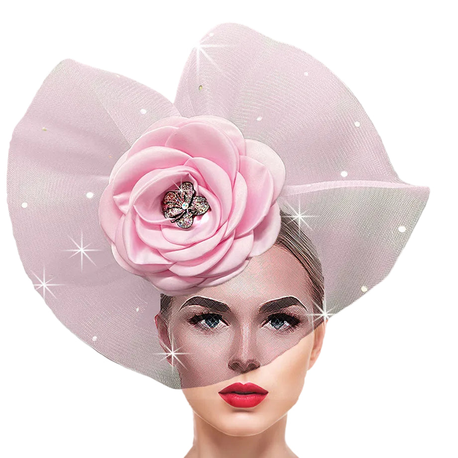 2987 COCO FASCINATOR-PNK
