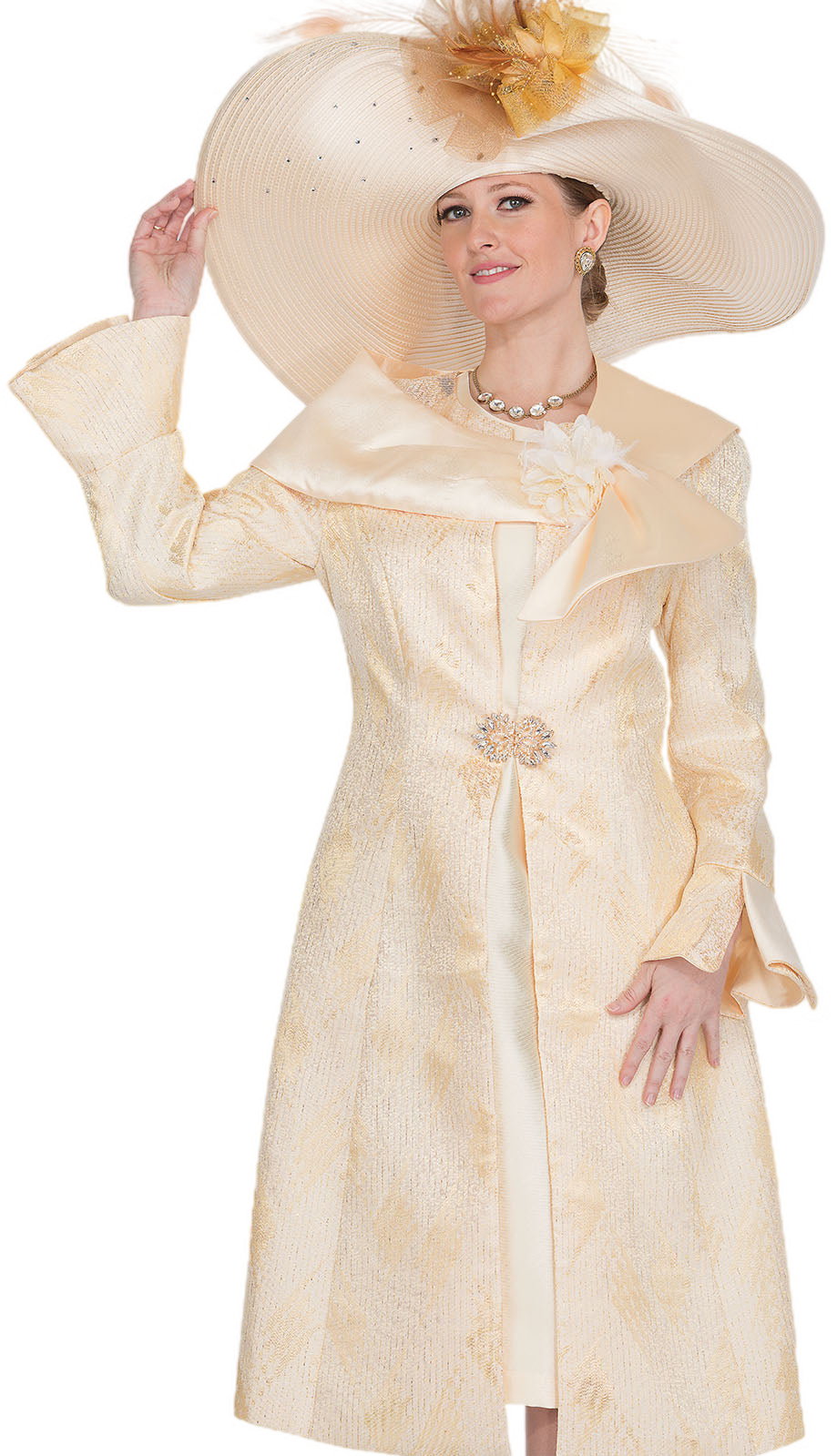 Aussie Austine 5882-GLD Church Dress