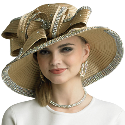 Lily And Taylor Hat H282-GLD