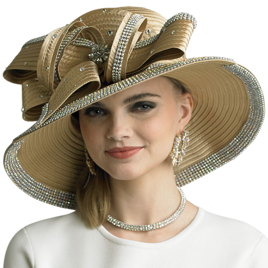 Lily And Taylor Hat H282-GLD