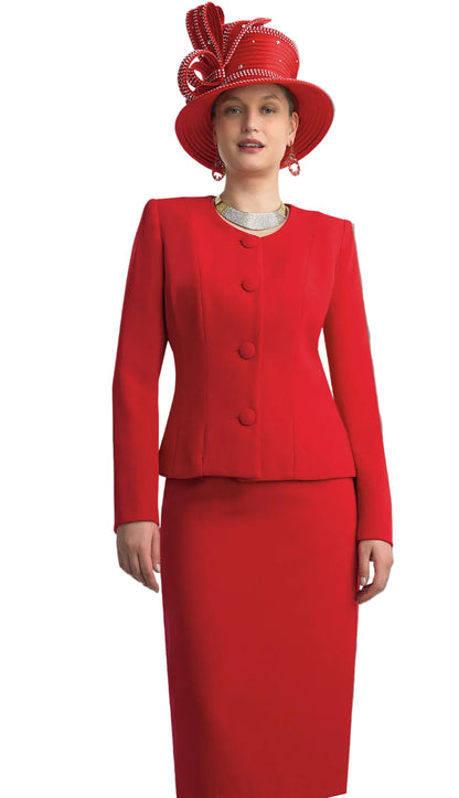 Lily And Taylor 2920-RED-H Church Hat