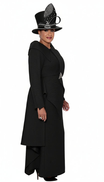 Dorinda Clark Cole 4212-BLK-QS Church Suit