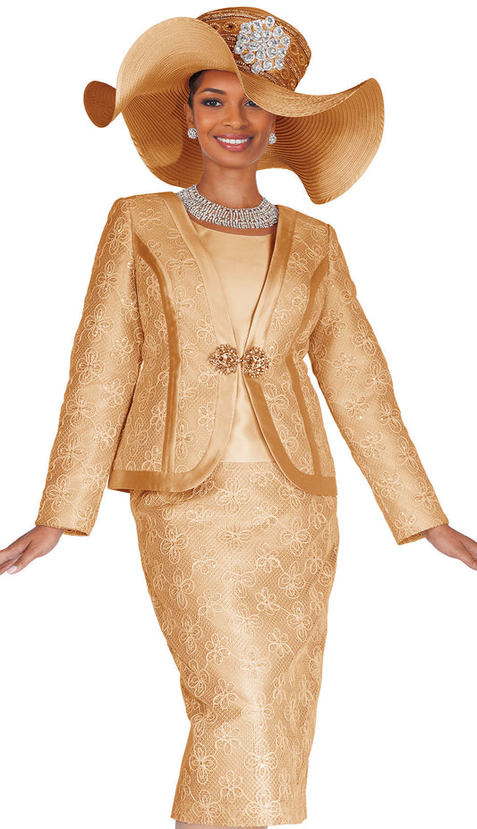 Champagne Italy 6419 Church Suit