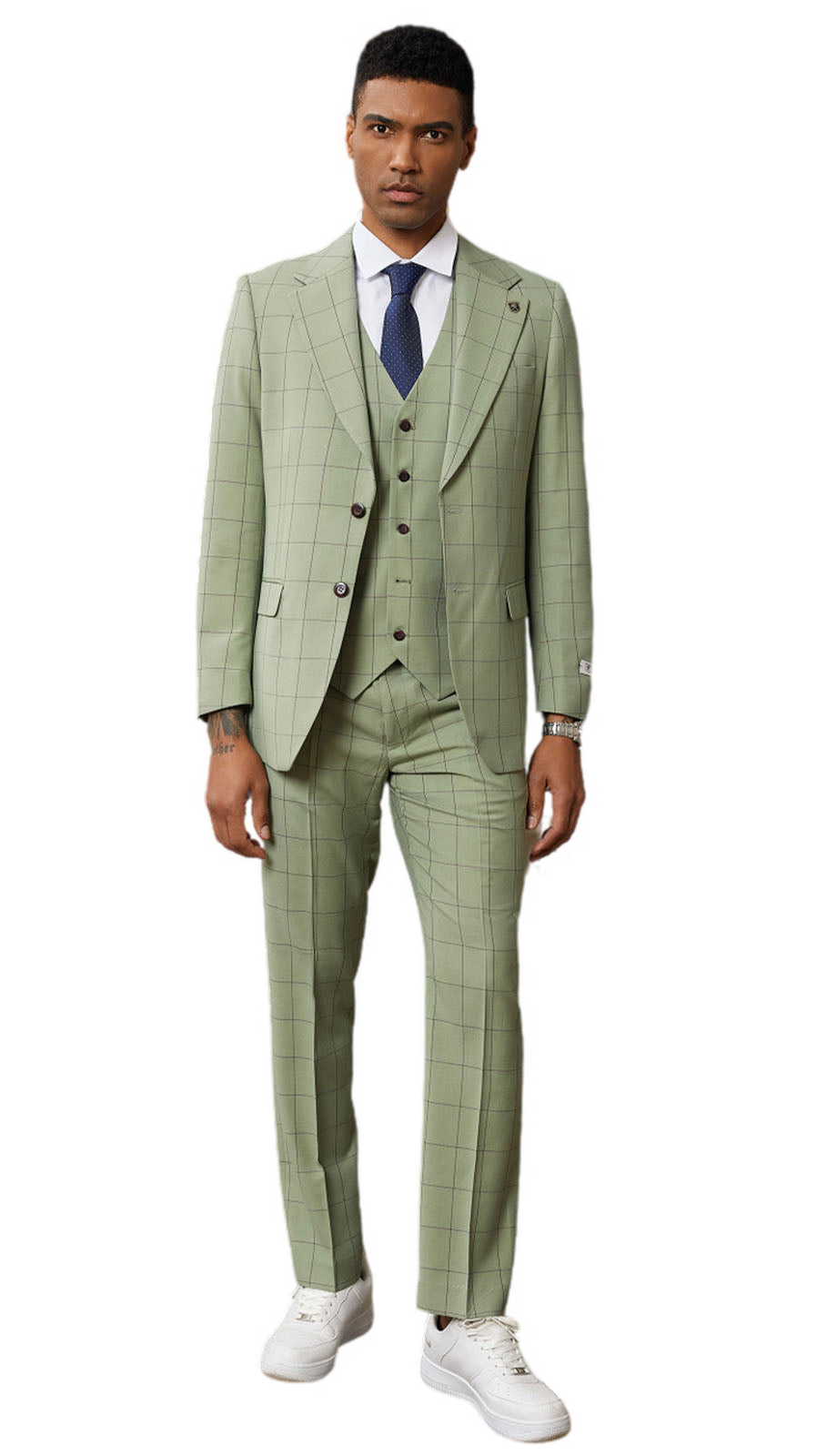 Stacy Adams SM155H1-GRN Mens Suit