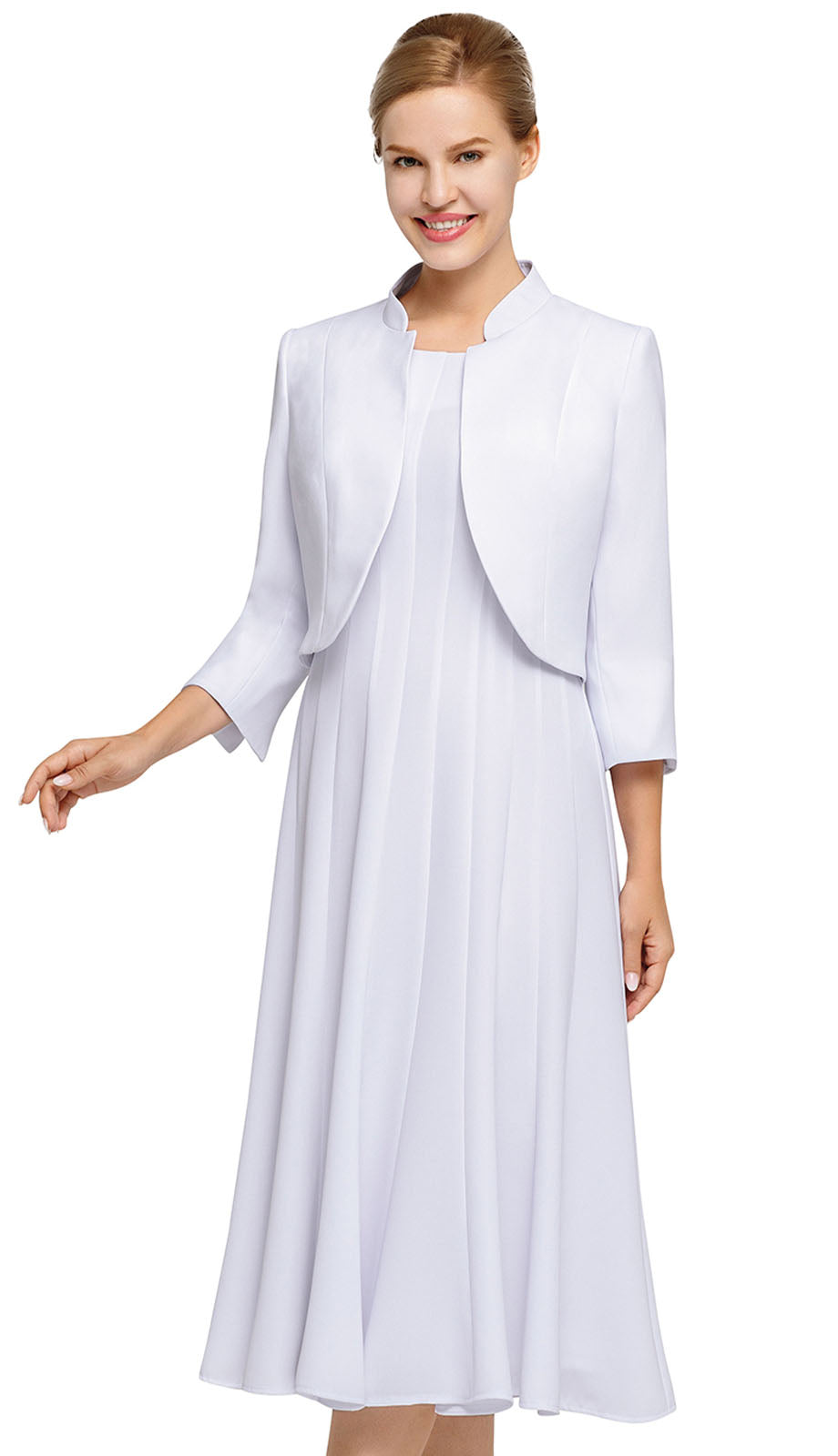 Nina Nischelle 2948-WHT-CO Church Dress