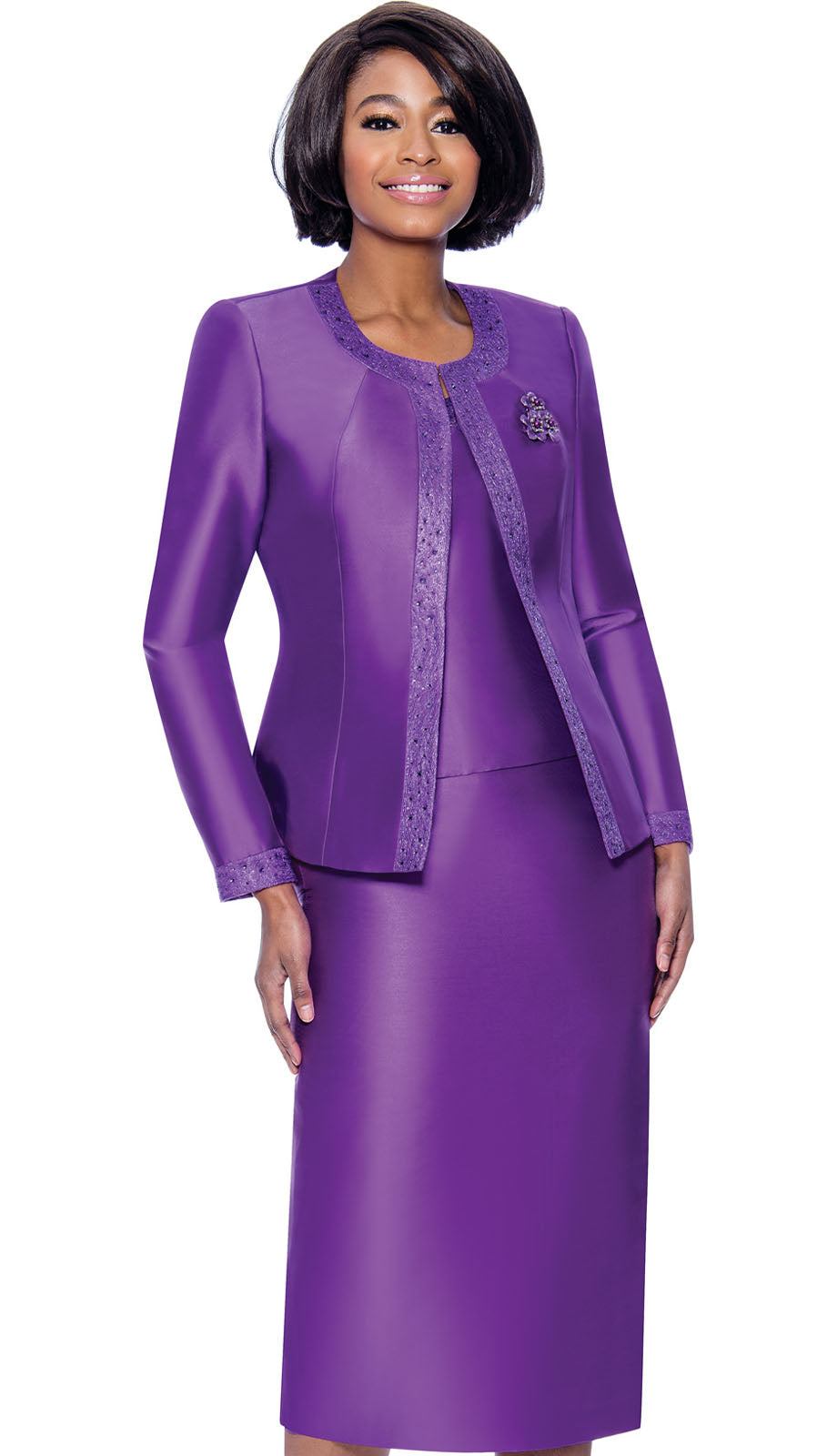 Terramina 7637-PUR-CO Church Suit