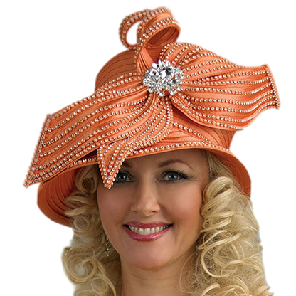 Lily And Taylor H941-ORG Church Hat