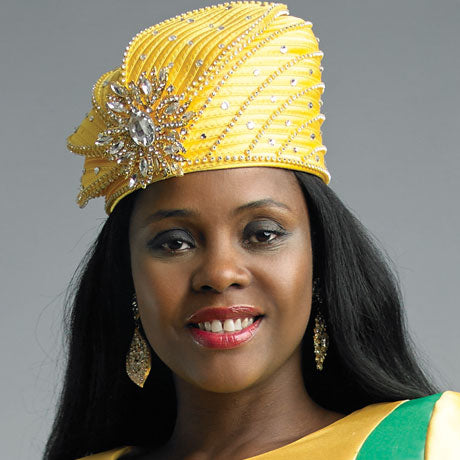 Lily And Taylor H304-YLW Church Hat